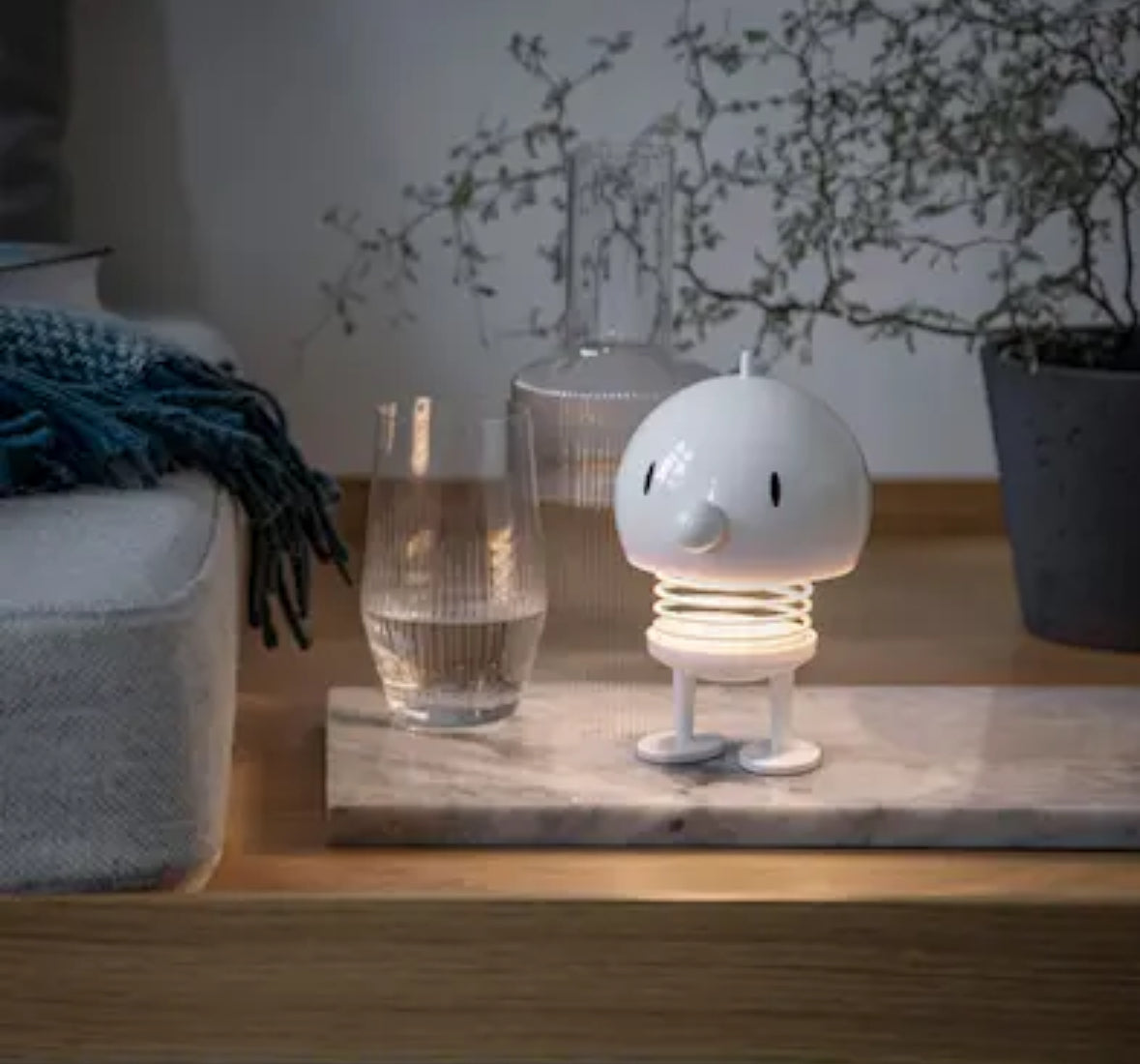 Hoptimist LED-lampa L white